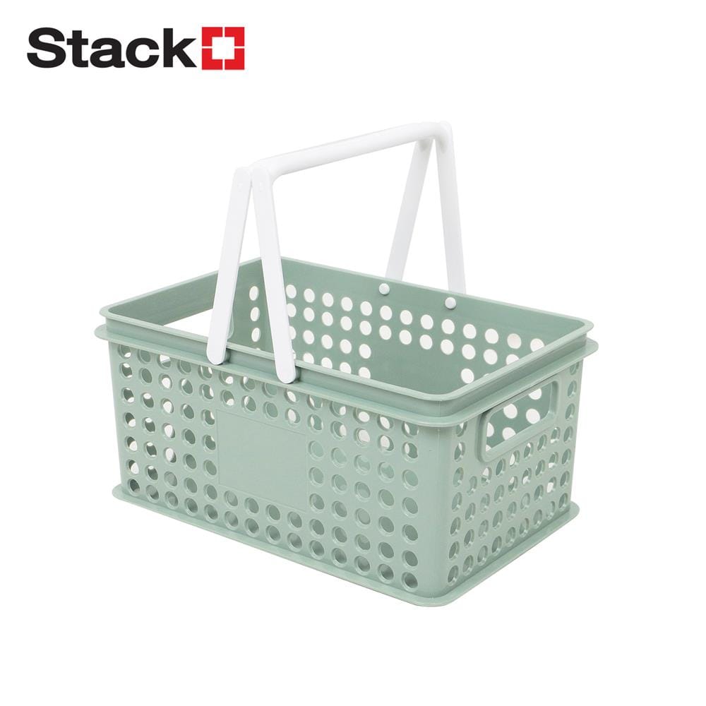 กล่องพร้อมหูหิ้ว STACKO CIRCULAR SIZE S สีเขียวอ่อน_1