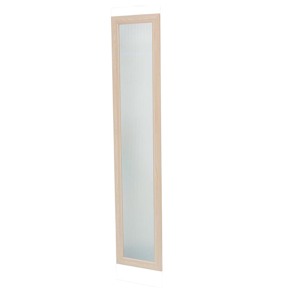 บานเดี่ยว FURDINI KEEPER PATTERNED GLASS 39.5X191.6 ซม. สี PINE OAK