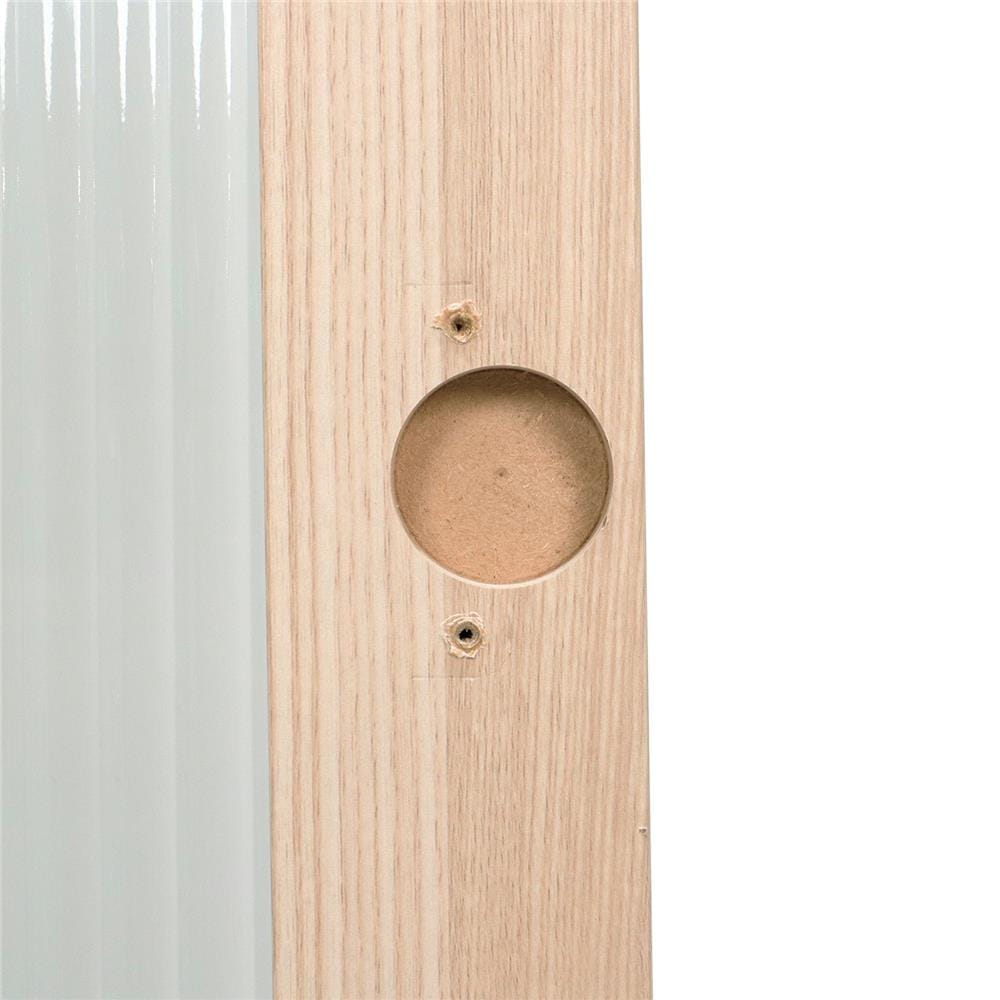 บานเดี่ยว FURDINI KEEPER PATTERNED GLASS 39.5X191.6 ซม. สี PINE OAK