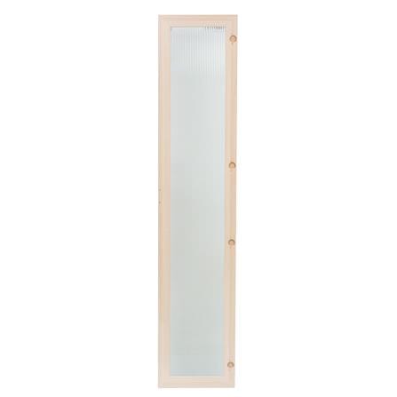 บานเดี่ยว FURDINI KEEPER PATTERNED GLASS 39.5X191.6 ซม. สี PINE OAK_1