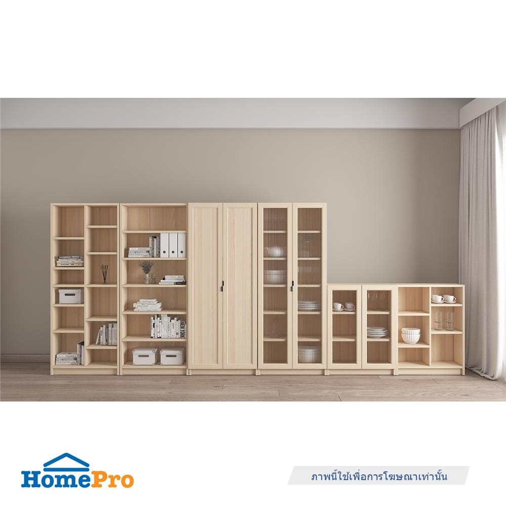 ชั้นวางของ 3 ชั้น 6 ช่อง FURDINI KEEPER สี PINE OAK