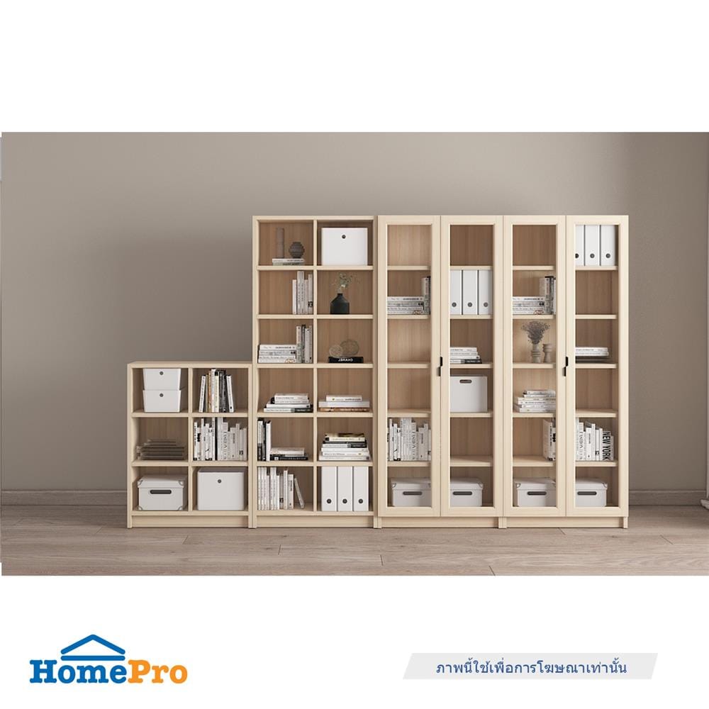ชั้นวางของ 3 ชั้น 6 ช่อง FURDINI KEEPER สี PINE OAK