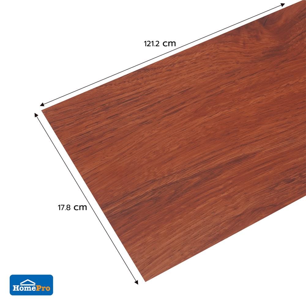 พื้น SPC CROBERN 4 มม. 2.68 ตร.ม. สี NE RED TICINO (แพ็ก 12 ชิ้น)