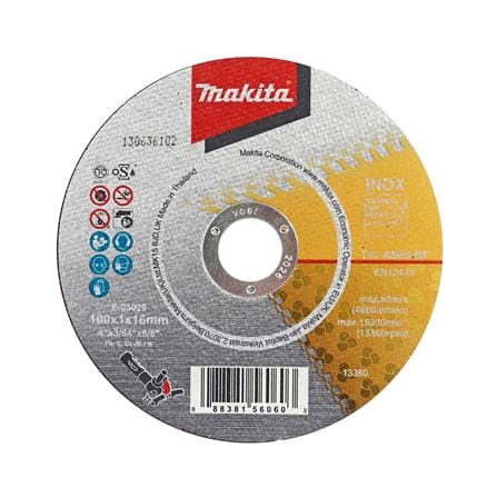 แผ่นตัดเหล็ก MAKITA E-03028 4 นิ้วX1 มม._0