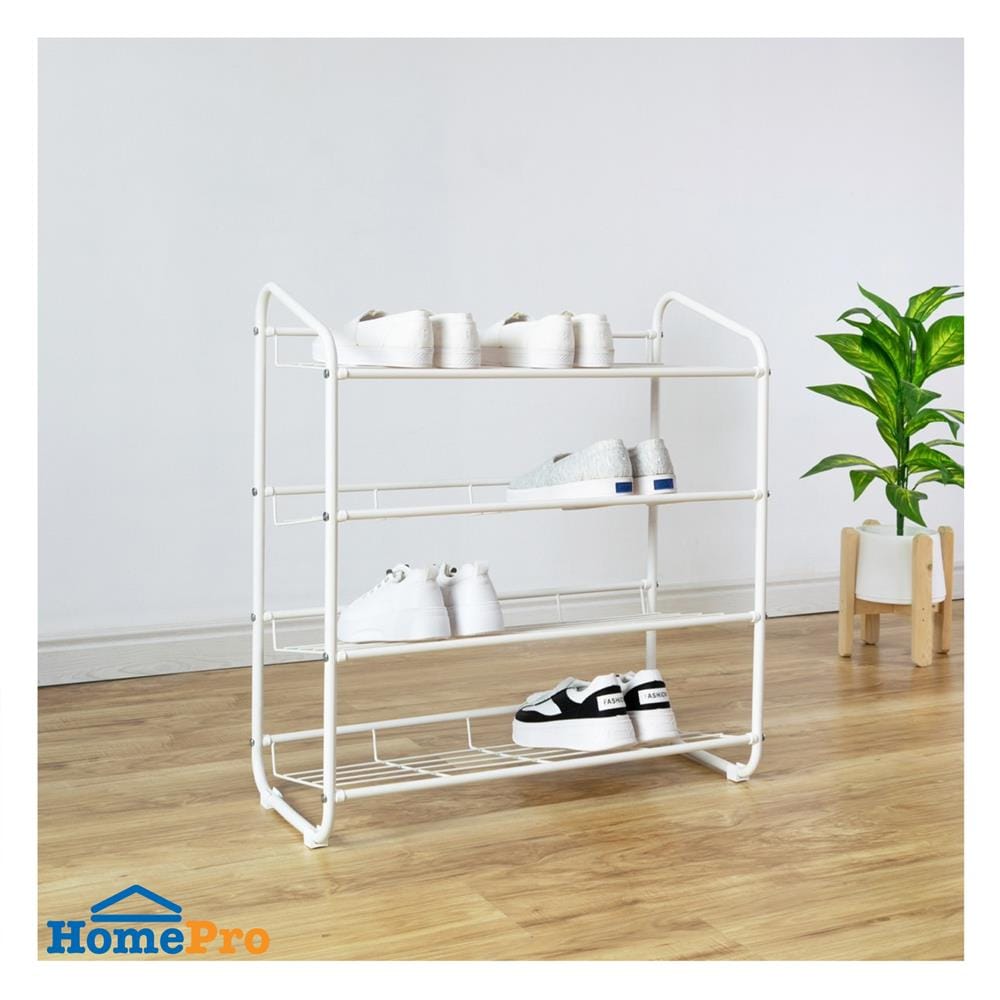 ชั้นวางรองเท้า 4 ชั้น STACKO RACK II 70x30x74 ซม. สีขาว