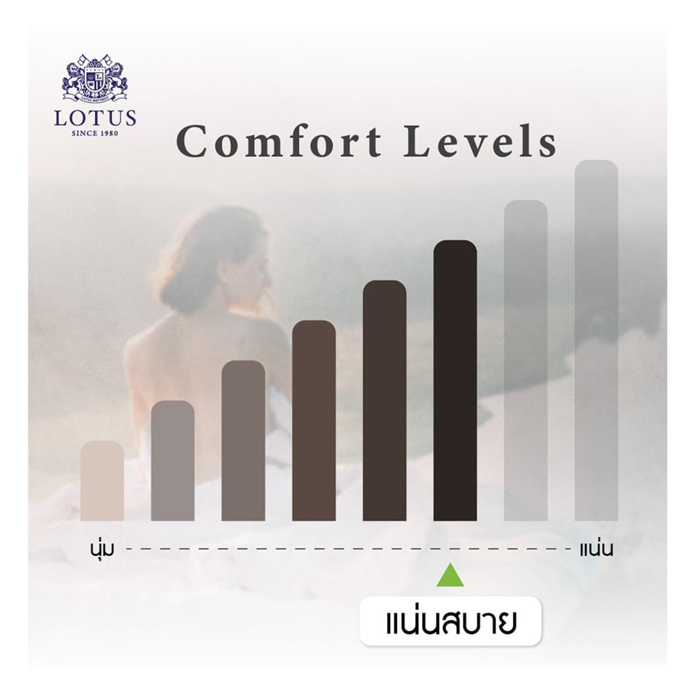 ที่นอนไฮบริด 6 ฟุต LOTUS รุ่น ROYCE II พร้อมชุดเครื่องนอน 11 ชิ้น