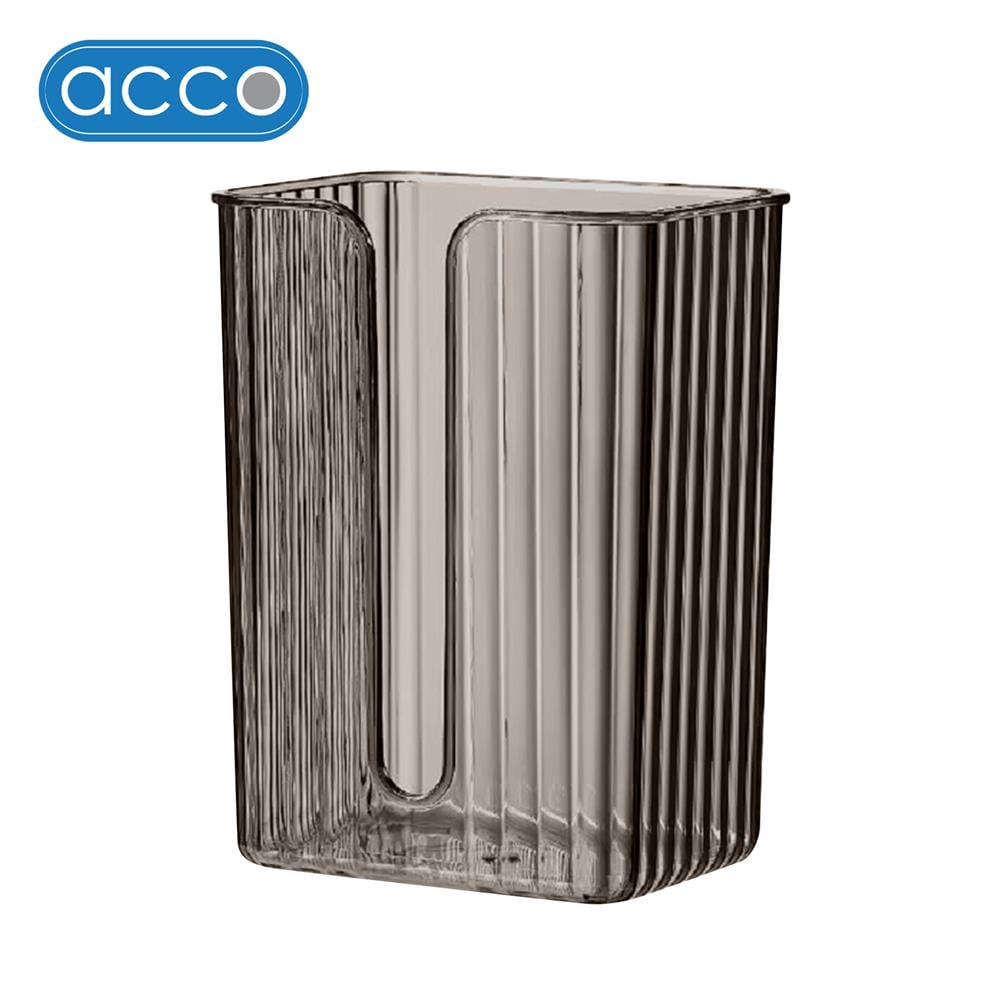 อุปกรณ์จัดเก็บถุงขยะทรงเหลี่ยม ACCO KLEAR สีเทา/ใส