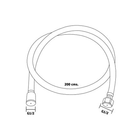 สายฝักบัวสเตนเลส RASLAND RA M1331-M130 130 ซม._1