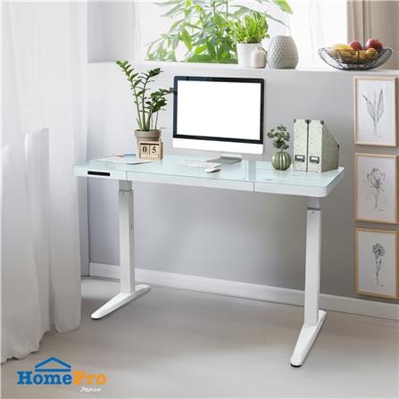 โต๊ะปรับระดับไฟฟ้า FURDINI DYLAN W120 LT-205 120 ซม. สีขาว_3