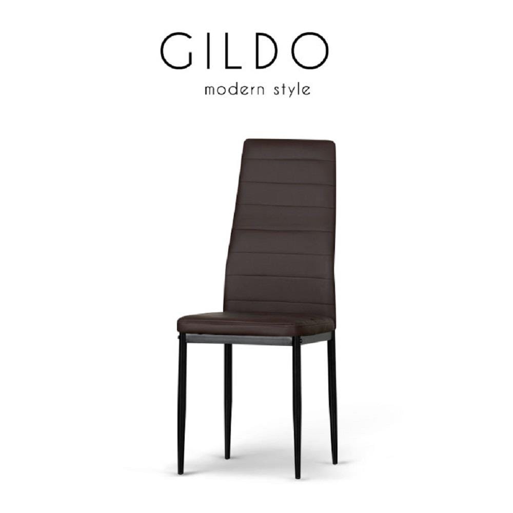 เก้าอี้ห้องอาหาร AS FURNITURE GILDO สีน้ำตาล