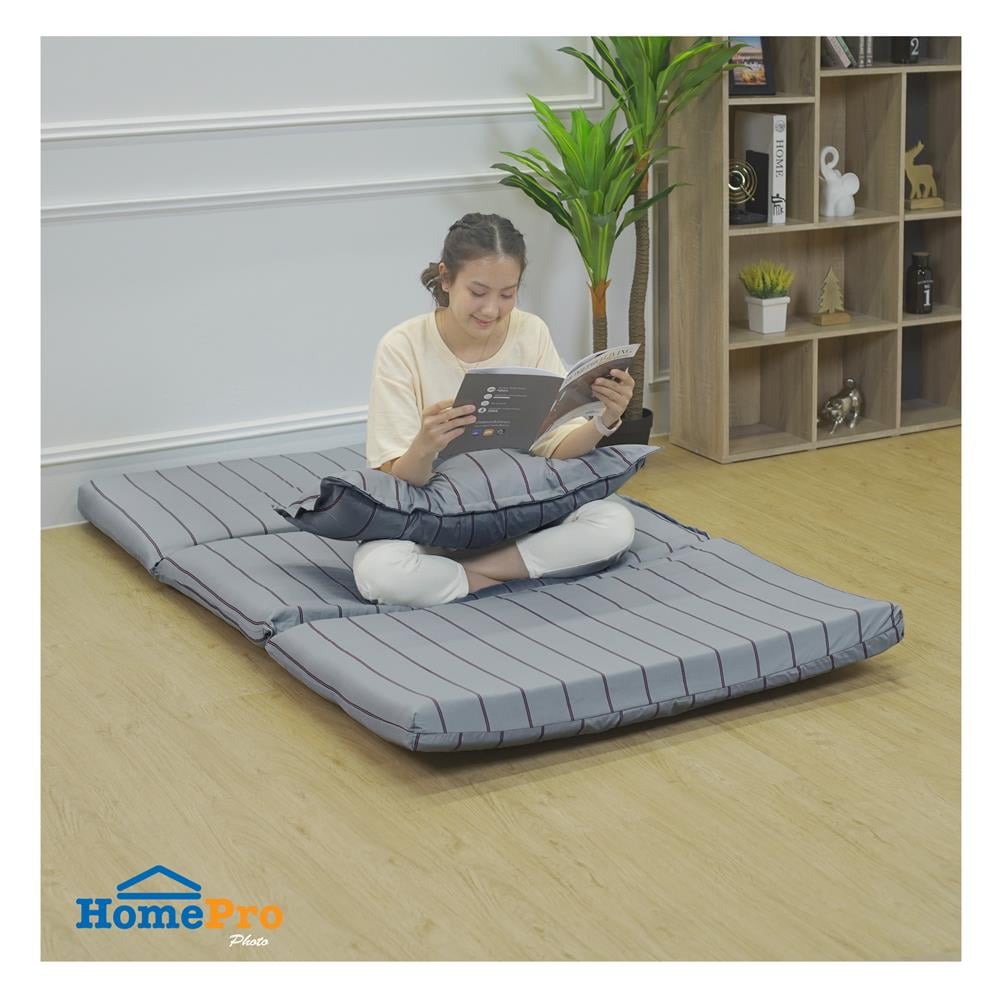 ที่นอนปิกนิก HOME LIVING STYLE NADIA 106X198 ซม. สี GREY