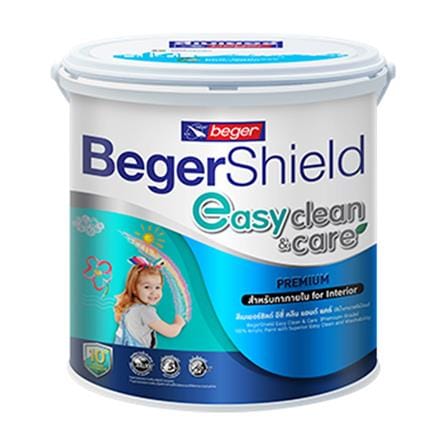 สีน้ำทาภายใน BEGER BEGERSHIELD EASY CLEAN & CARE BASE C กึ่งเงา 1 แกลลอน_0