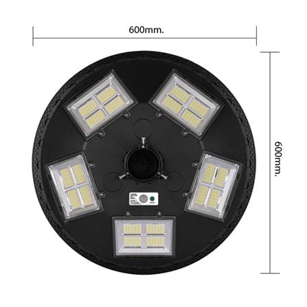 ไฟสนาม SOLAR LAMPTAN BRILUX 500 วัตต์ WARM WHITE สีดำ_5