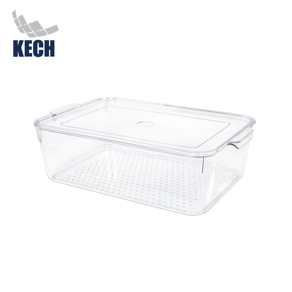 กล่องจัดเก็บในตู้เย็น KECH SNOWY 21.5x33.5x10 ซม._0