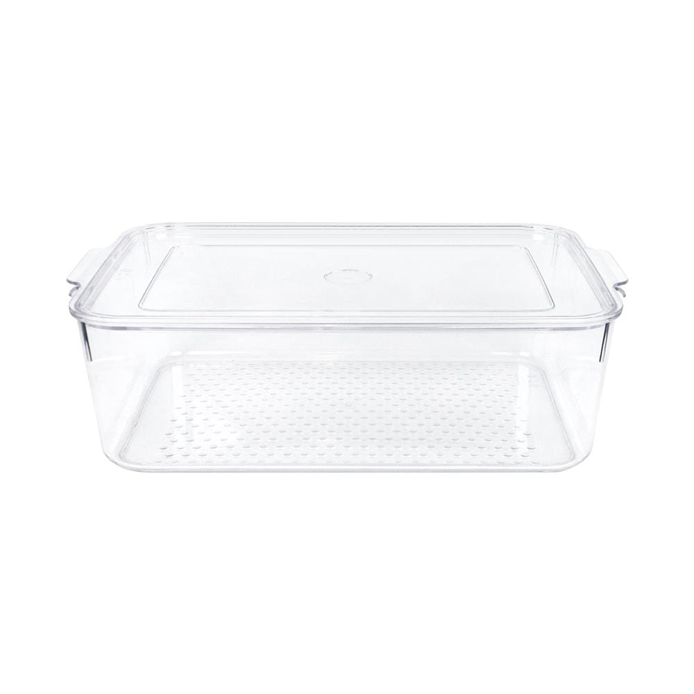 กล่องจัดเก็บในตู้เย็น KECH SNOWY 21.5x33.5x10 ซม.