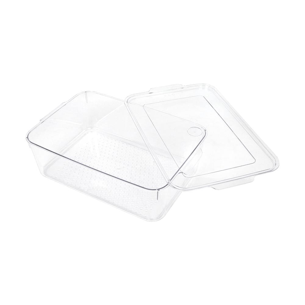 กล่องจัดเก็บในตู้เย็น KECH SNOWY 21.5x33.5x10 ซม.
