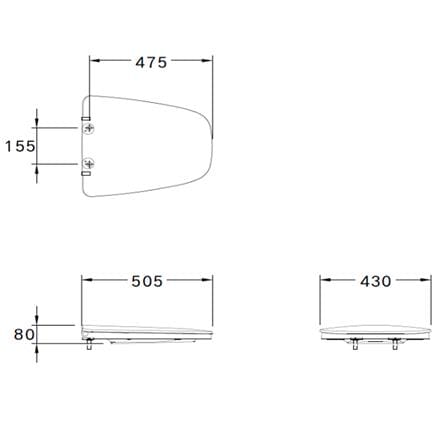 ฝารองนั่ง COTTO SLOW CLOSE C91512_2