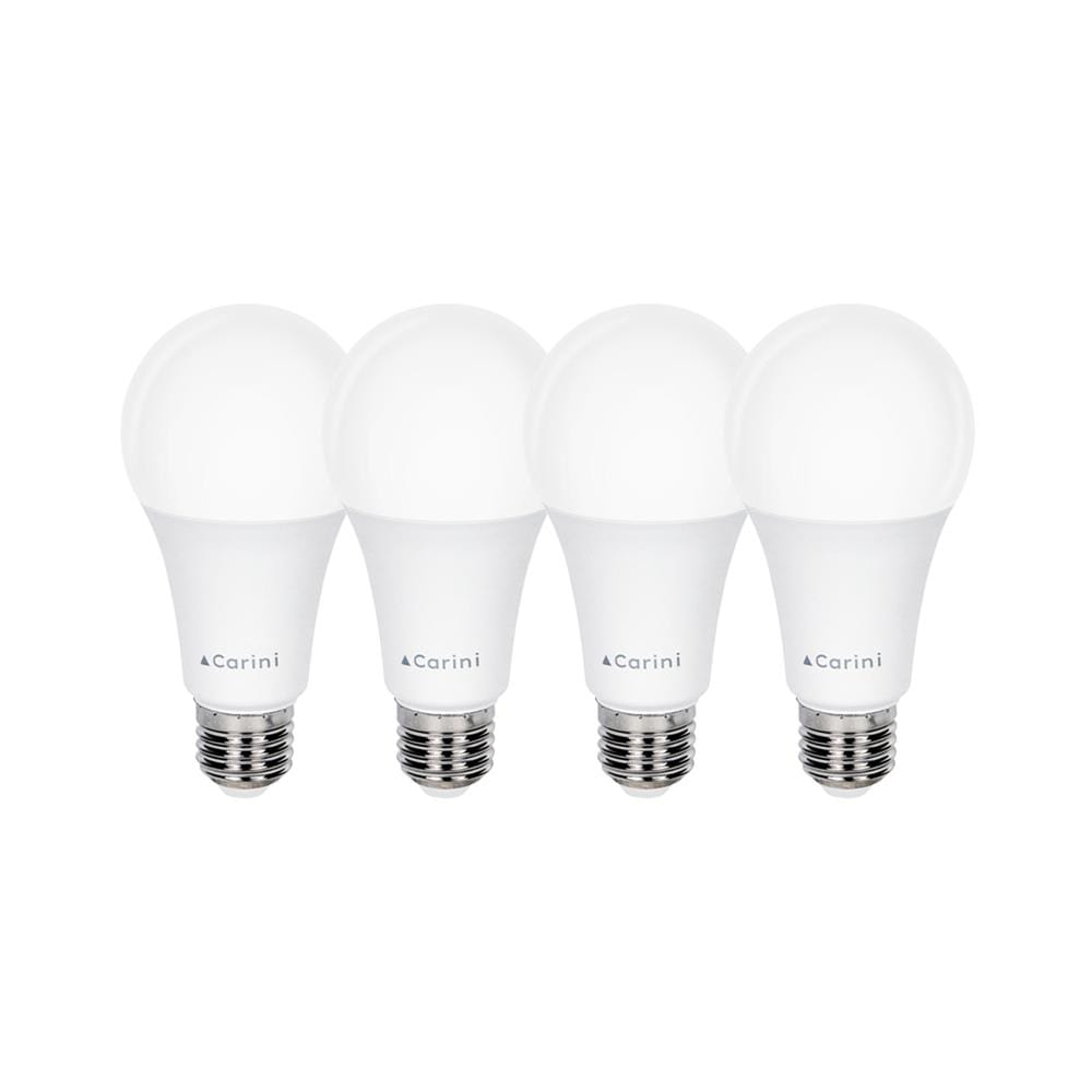หลอด LED CARINI A65 ECOLIFE 13 วัตต์ DAYLIGHT E27 แพ็ก 4 ชิ้น