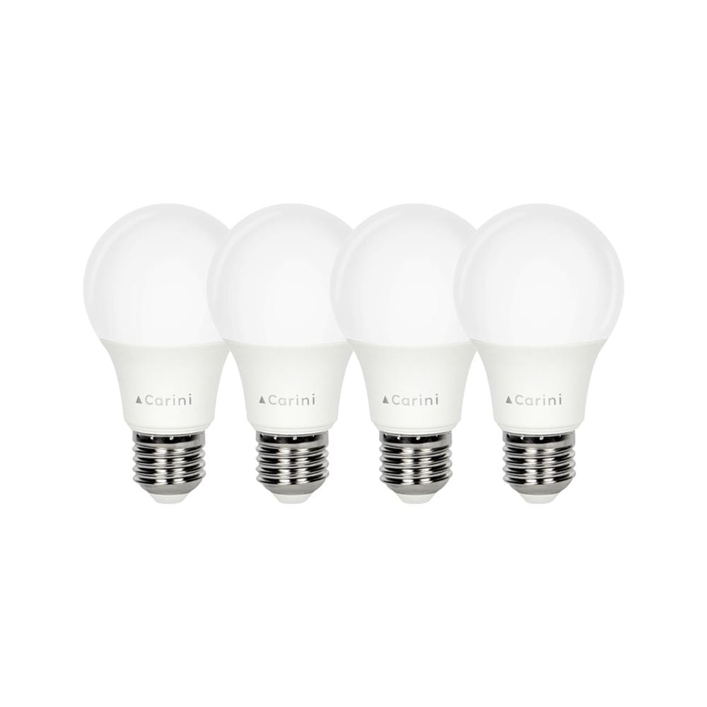 หลอด LED CARINI A60 ECOLIFE 7 วัตต์ WARM WHITE E27 แพ็ก 4 ชิ้น