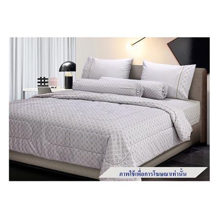 ชุดผ้าปูที่นอน 6 ฟุต 6 ชิ้น STEVENS COTTON FRESH SATEEN RY11_0