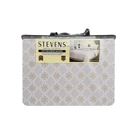 ชุดผ้าปูที่นอน 6 ฟุต 6 ชิ้น STEVENS COTTON FRESH SATEEN RY11_4