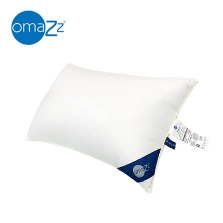 หมอนสุขภาพ ขนห่าน OMAZZ NOBLE WHITE DOWN FIRM LUX 20x30 นิ้ว สีขาว_0