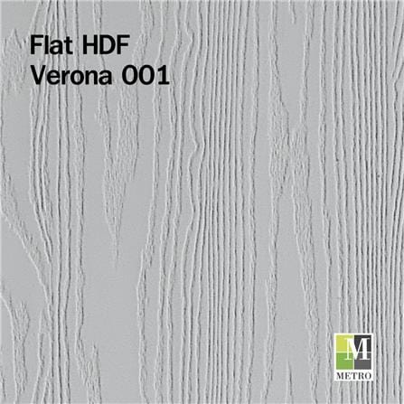 ประตูภายใน HDF METRO VERONA 001 70X200 ซม. สีรองพื้น เจาะลูกบิด_1