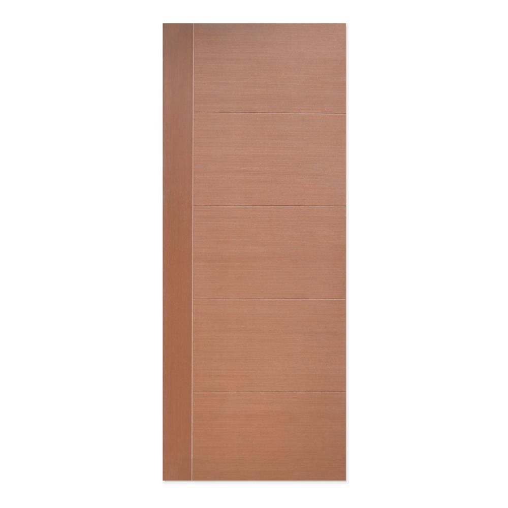 ประตูภายในปิดวีเนียร์ METRO ROSE WOOD 02 80X200 ซม. สีนํ้าตาล ไม่เจาะลูกบิด