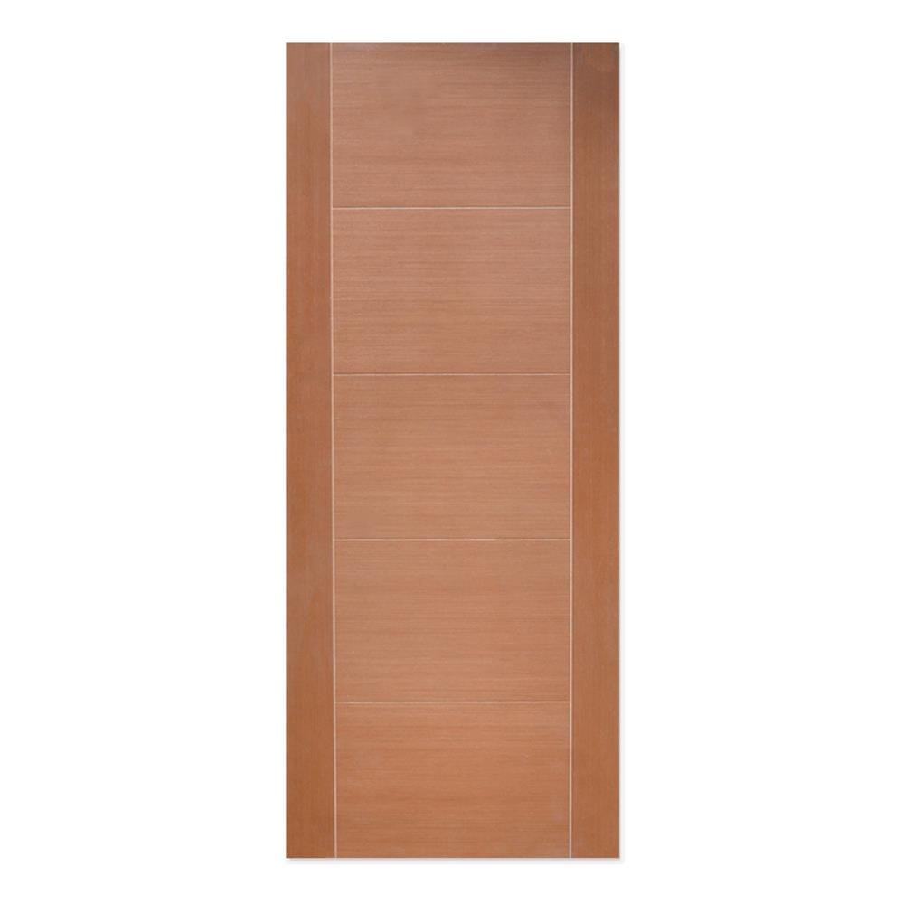 ประตูภายในปิดวีเนียร์ METRO ROSE WOOD 03 80X200 ซม. สีนํ้าตาล ไม่เจาะลูกบิด