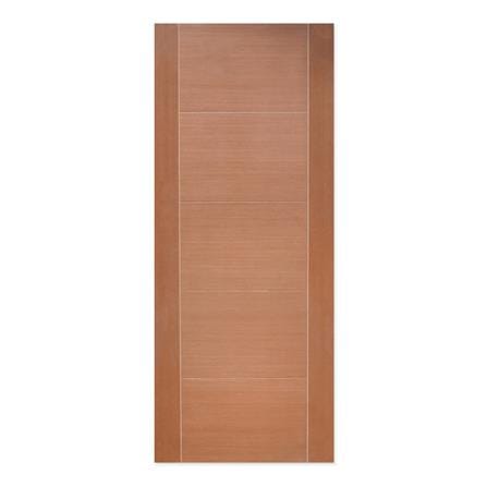 ประตูภายในปิดวีเนียร์ METRO ROSE WOOD 03 80X200 ซม. สีนํ้าตาล ไม่เจาะลูกบิด