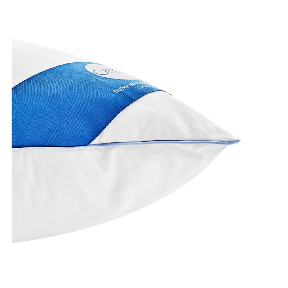 หมอนสุขภาพ ขนห่าน OMAZZ NOBLE WHITE GOOSE DOWN MEDIUM COMFORT 20x30 นิ้ว สีขาว
