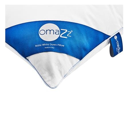 หมอนสุขภาพ ขนห่าน OMAZZ NOBLE WHITE GOOSE DOWN MEDIUM COMFORT 20x30 นิ้ว สีขาว_3