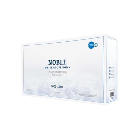 หมอนสุขภาพ ขนห่าน OMAZZ NOBLE WHITE GOOSE DOWN MEDIUM COMFORT 20x30 นิ้ว สีขาว_6