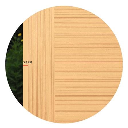 ประตูภายในปิดวีเนียร์ METRO TEAK FANTASY 002 80X200 ซม. สีนํ้าตาล ไม่เจาะลูกบิด_4