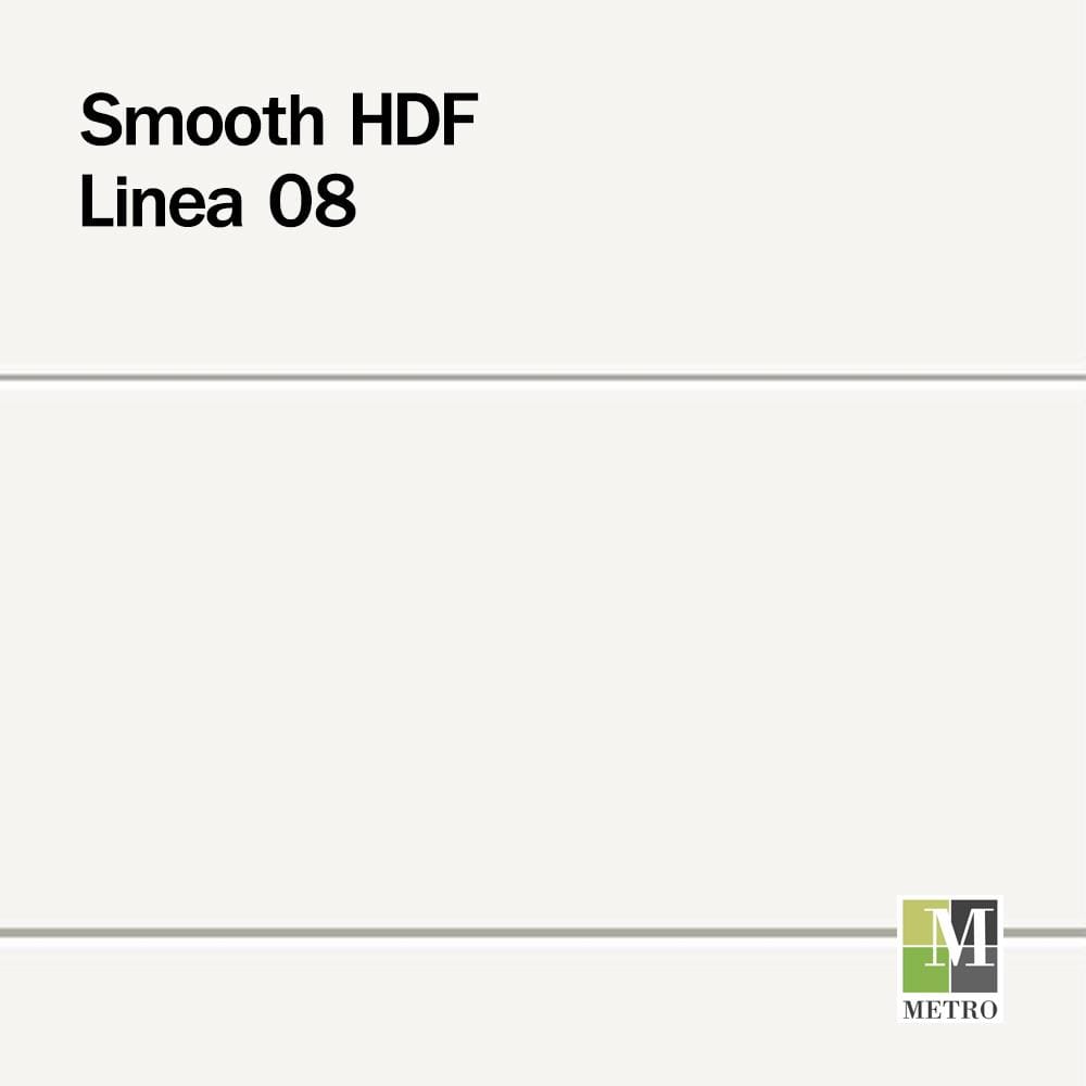 ประตูภายใน HDF METRO LINEA 08 80X200 ซม. ไม่เจาะลูกบิด