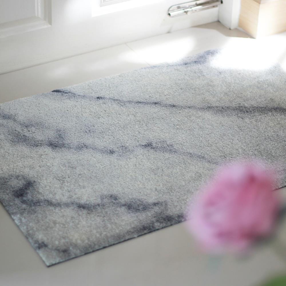 พรม PRAW DE MARBLE WHITE 50X75 ซม. สีขาว