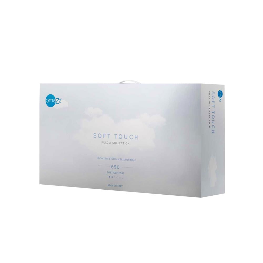 หมอนสุขภาพ ไมโครเจล OMAZZ SOFT TOUCH 20x30 นิ้ว สีขาว