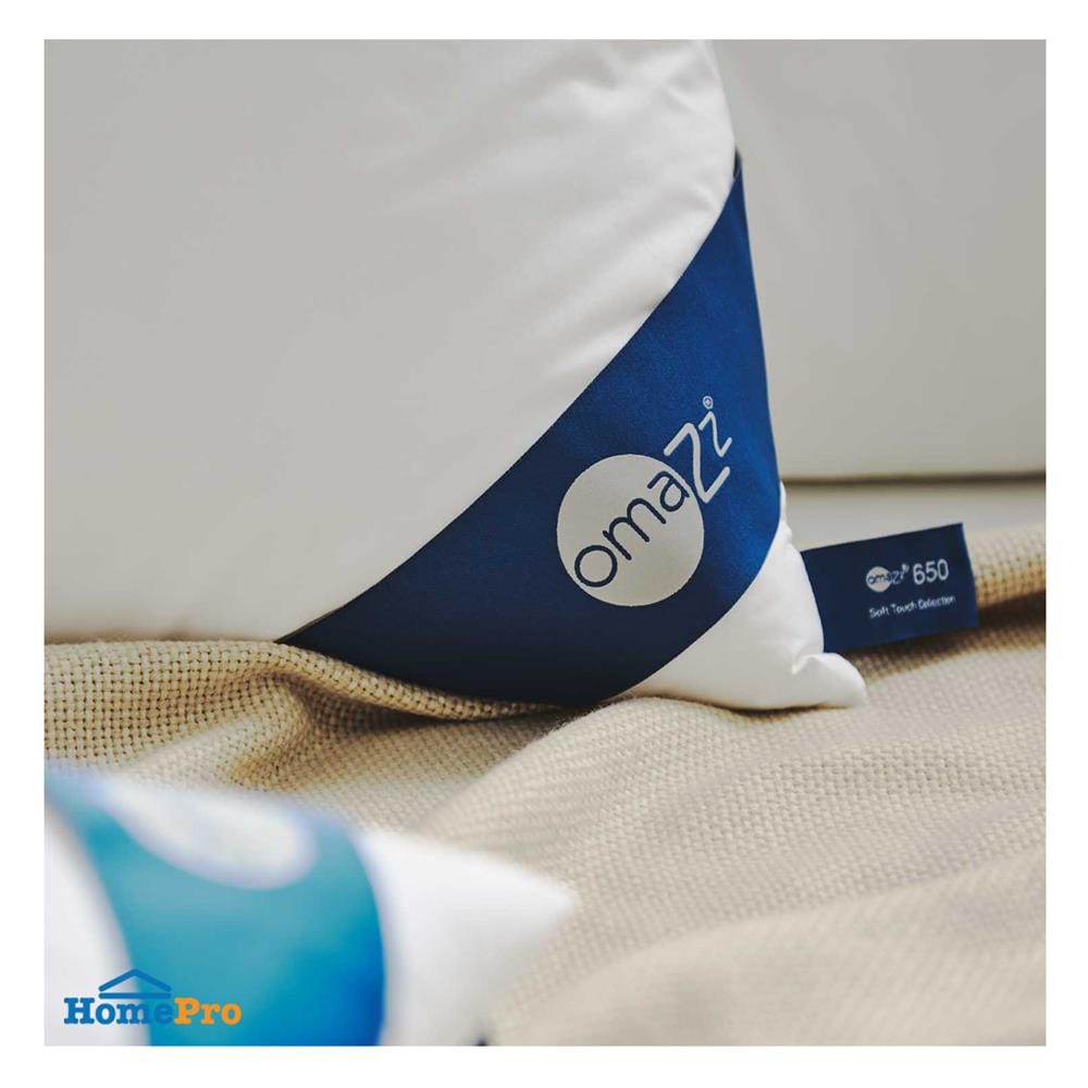 หมอนสุขภาพ ไมโครเจล OMAZZ SOFT TOUCH 20x30 นิ้ว สีขาว