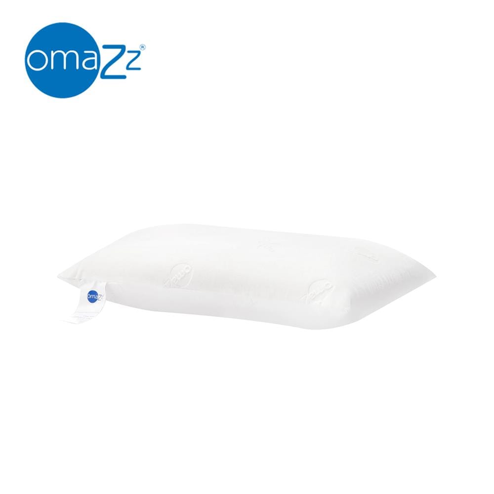 หมอนสุขภาพ ยางพารา OMAZZ NATURAL LATEX AUTHEN 20X30 นิ้ว สีขาว