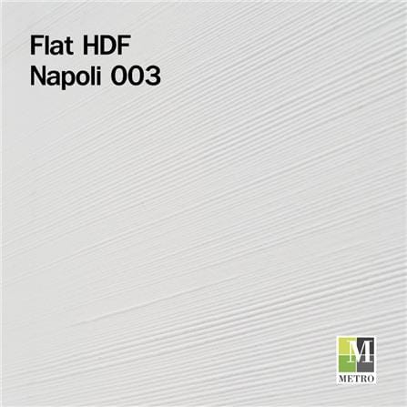 ประตูภายใน HDF METRO NAPOLI 003 80X200 ซม. สีรองพื้นขาว ไม่เจาะลูกบิด_1
