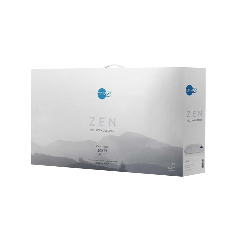 หมอนสุขภาพ นาโนดาวน์ OMAZZ ZEN SOFT 20x30 นิ้ว 20x30 นิ้ว สีขาว