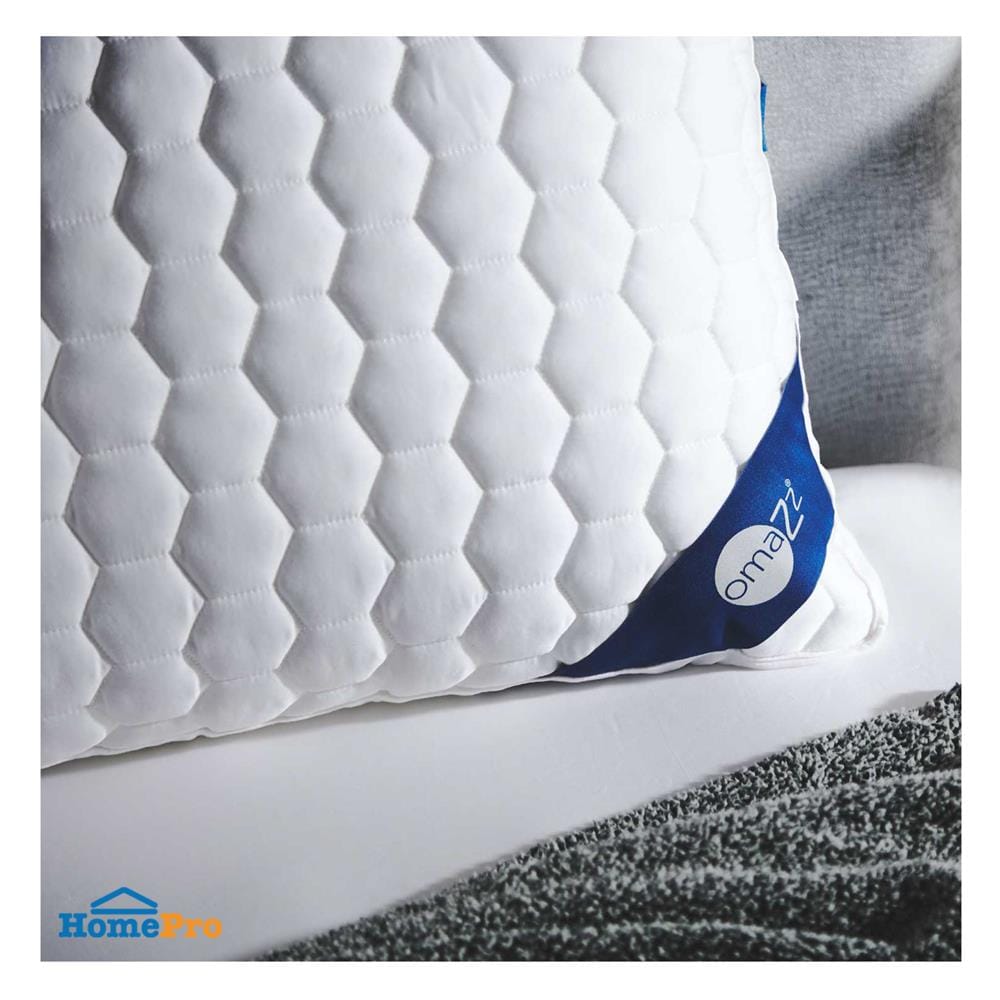 หมอนสุขภาพ นาโนดาวน์ OMAZZ ZEN SOFT 20x30 นิ้ว 20x30 นิ้ว สีขาว