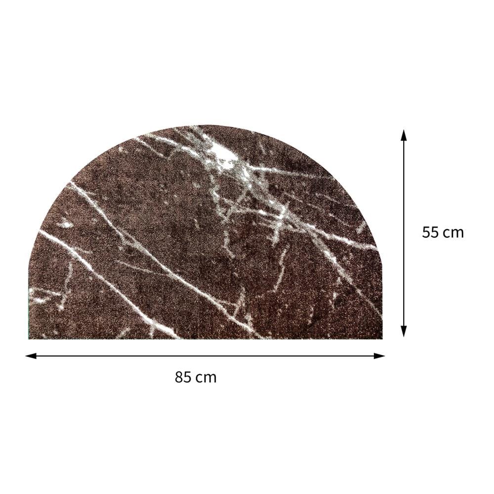 พรม PRAW DE MARBLE BROWN 55X85 ซม. สีน้ำตาล
