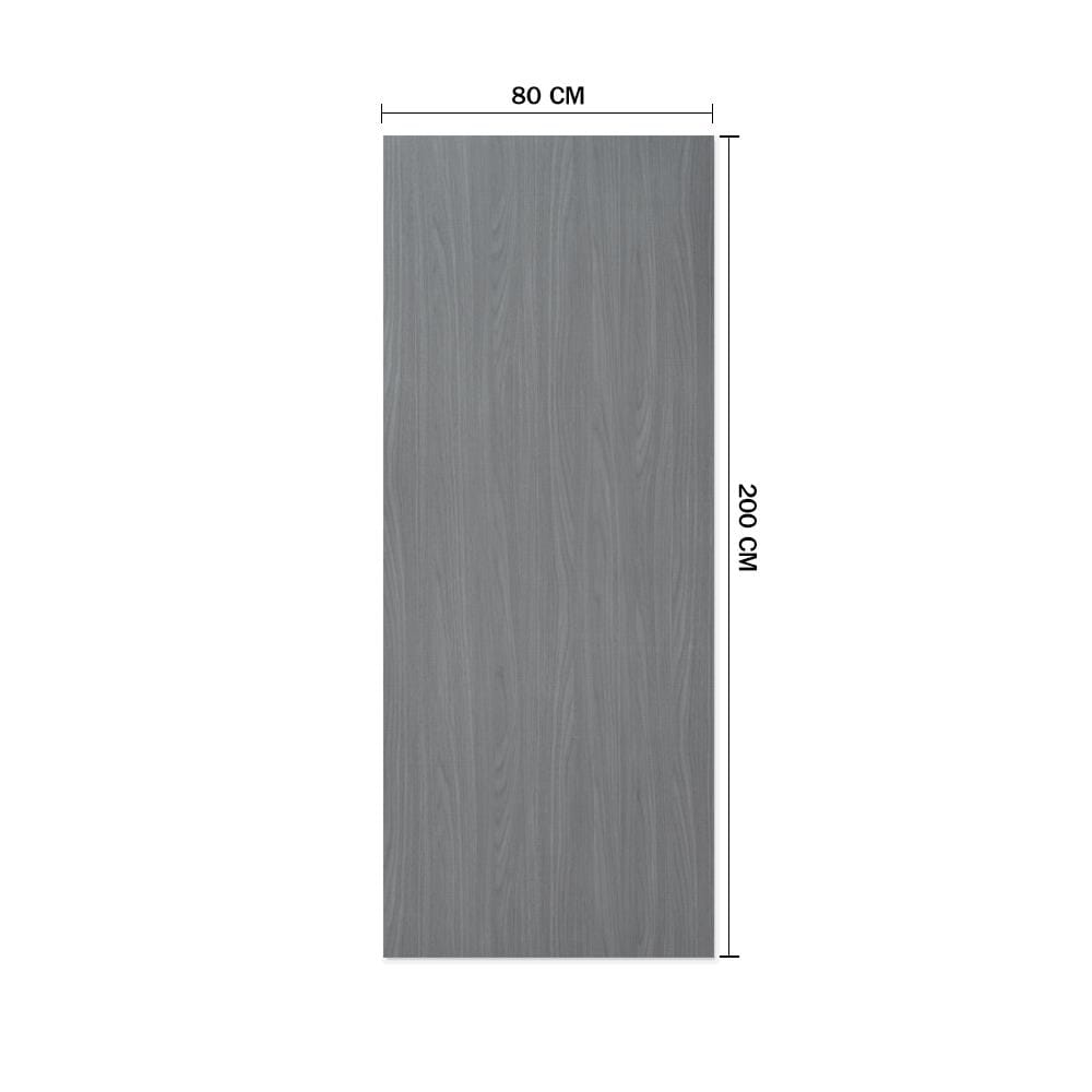 ประตูภายในเมลามีน METRO MD556 COMBI GREY 80X200 ซม. สีเทา ไม่เจาะลูกบิด