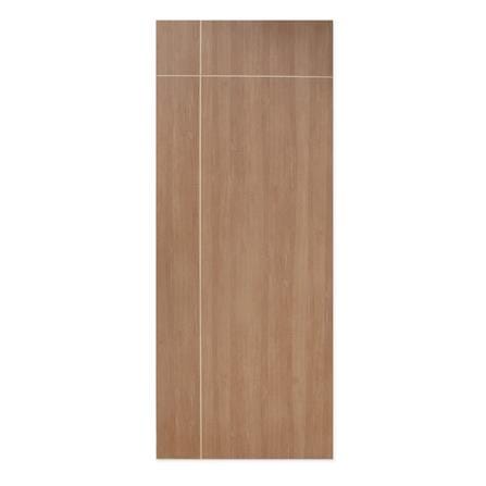 ประตูภายในเมลามีน METRO MD618 CAPPUCCINO เซาะร่อง 80X200 ซม. สีน้ำตาล ไม่เจาะลูกบิด