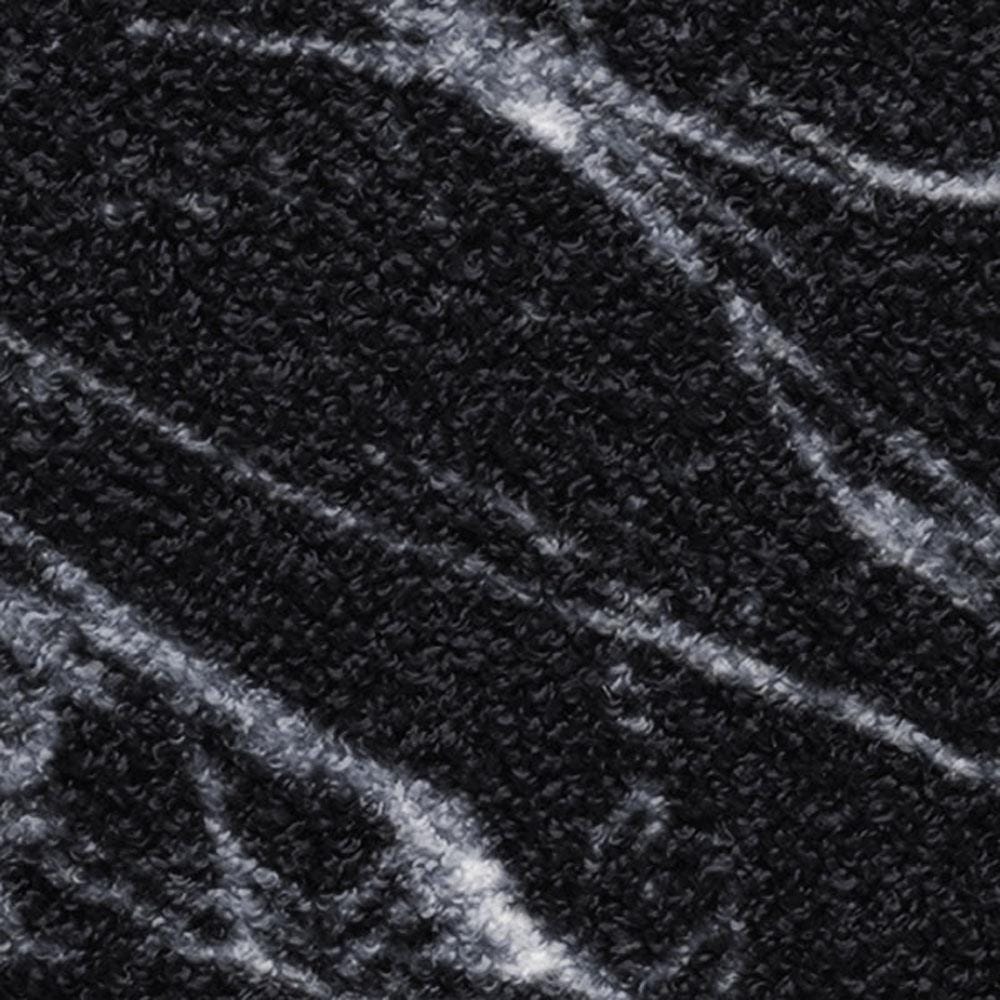พรม PRAW DE MARBLE BLACK 50X75 ซม. สีดำ