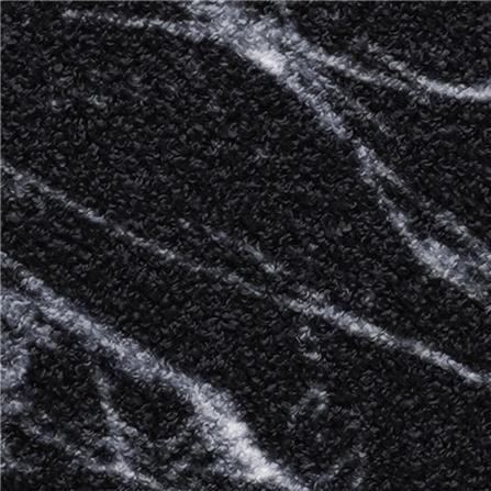 พรม PRAW DE MARBLE BLACK 50X75 ซม. สีดำ_2