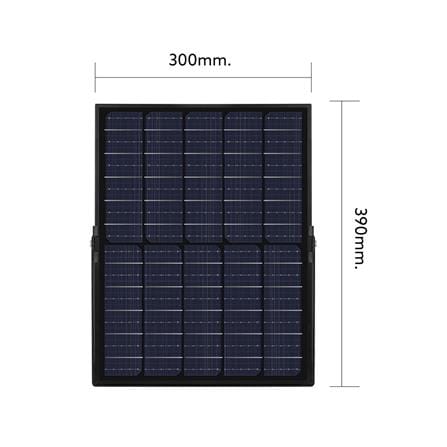 สปอตไลท์ SOLAR LAMPTAN RHINO 200 วัตต์ DAYLIGHT สีดำ_10