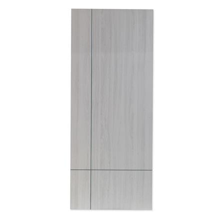 ประตูภายในเมลามีน METRO MD431N WHITE WALNUT เซาะร่อง 80X200 ซม. สีขาว ไม่เจาะลูกบิด