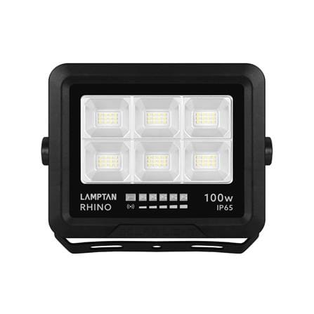 สปอตไลท์ SOLAR LAMPTAN RHINO 100 วัตต์ DAYLIGHT สีดำ_1